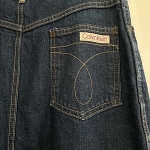 Calvin Klein Dark Denim Jean skirt